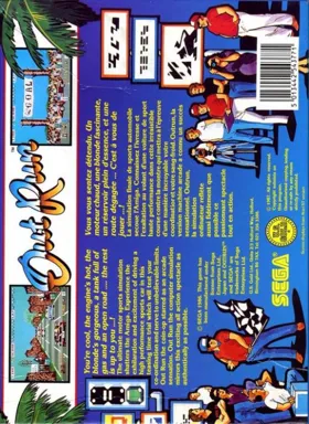 Out Run (U.S. Gold) box cover back